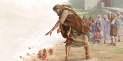 ارميا يكسر جرة من فخار امام الشيوخ