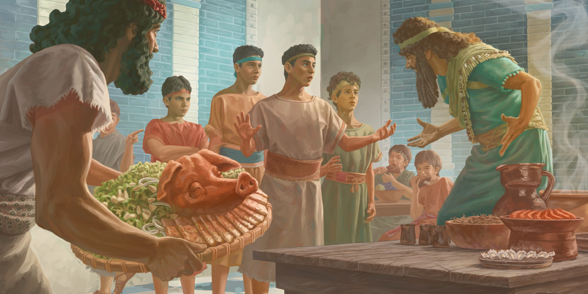 El rey Nabucodonosor y cuatro muchachos que obedecen a Dios | Lecciones de  la Biblia para niños
