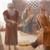 Zaharija pokazuje prijateljima i rođacima da će mu se sin zvati Ivan