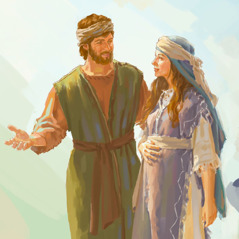 يوسف يأخذ مريم زوجة له وهي حبلى