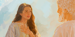 الملاك جبرائيل يظهر لمريم