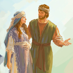 Joseph takes the pregnant Mary as his wife
