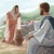 يسوع يتحدث مع امرأة سامرية عند بئر يعقوب