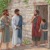 Jezus in njegov učenec oznanjujeta.