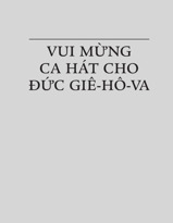 Vui mừng ca hát cho Đức Giê-hô-va