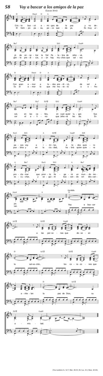 Voy a buscar a los amigos de la paz