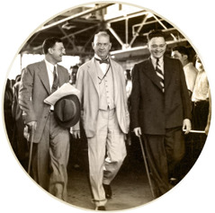 Nathan H. Knorr, Joseph F. Rutherford és Hayden C. Covington.