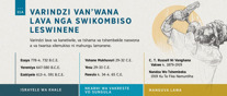 Varindzi Van’wana Lava Nga Swikombiso Leswinene