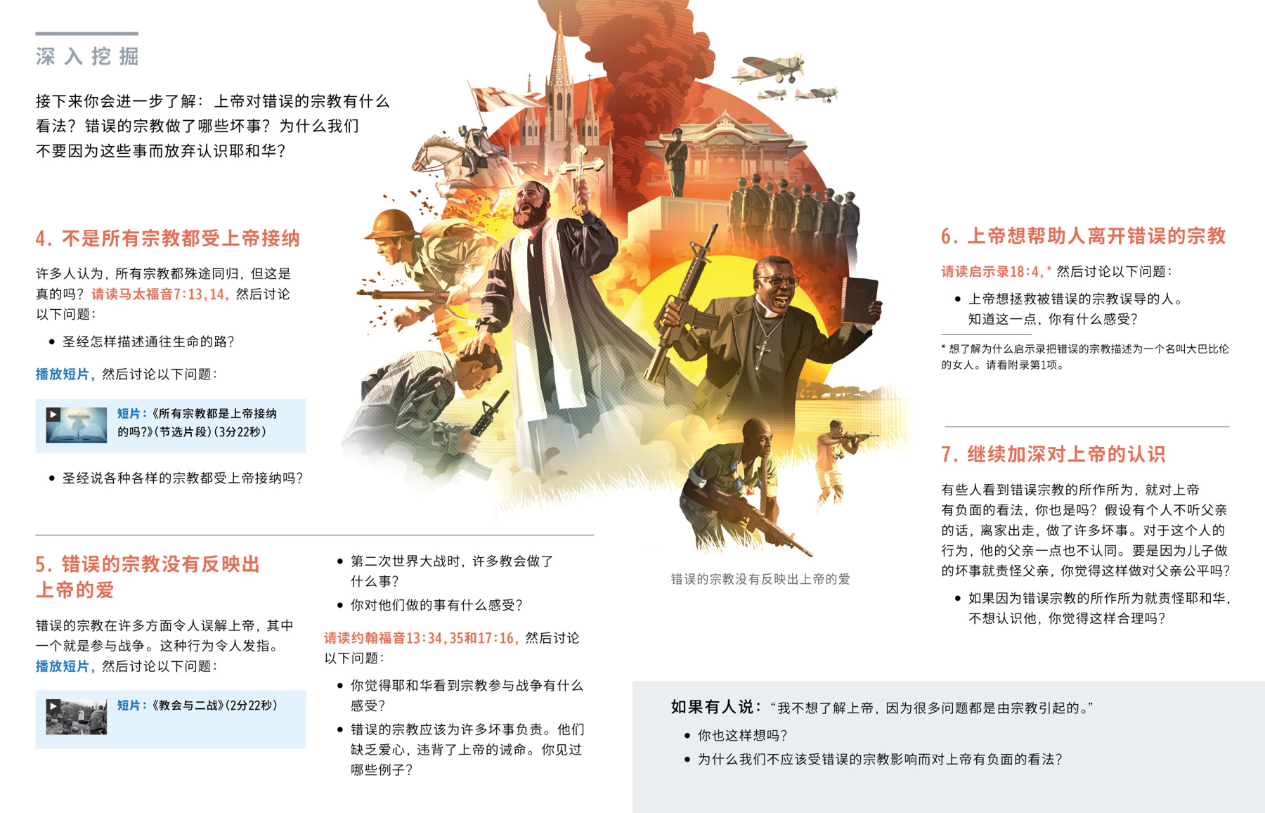 错误的宗教怎样让人误解上帝