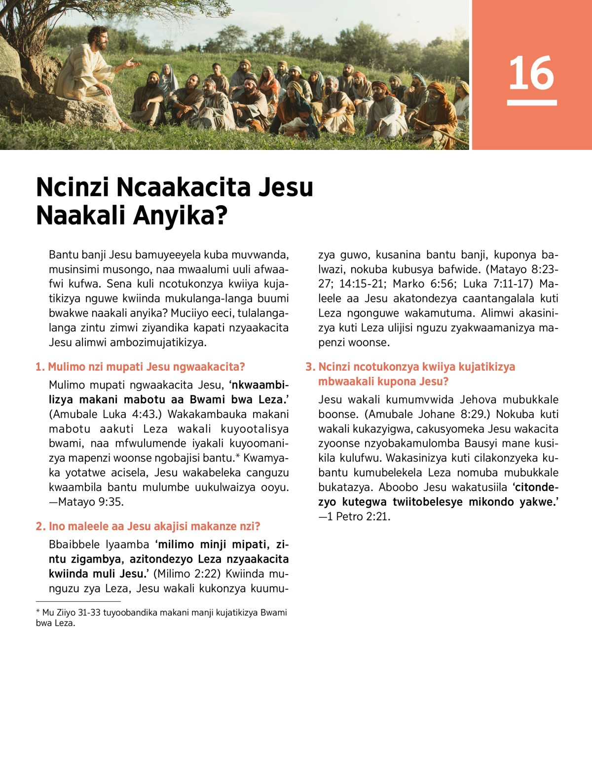 Ncinzi Ncaakacita Jesu Naakali Anyika