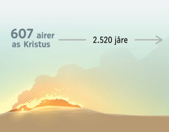 Dai füür hät Jerusalén uutrot in 607 airer as Kristus tijd. 2.520 is foirwärts.