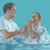 مردی تعمید می‌گیرد