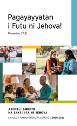 Letratu Ira: 1. Tadday nga tinedyer nga mallawan ta danum kabalin na bawtismona. 2. Tadday nga Saksi ni Jehova nga mamadday tu tura. 3. Tadday nga Saksi ni Jehova nga ipakiyuvovugna i tadday nga topiko na Biblia ta mabbing nga babay durante nga agga-itubang ira ta parke. 4. Familia nga magayayya nga makkaravulu nga gigiammuan i Biblia.