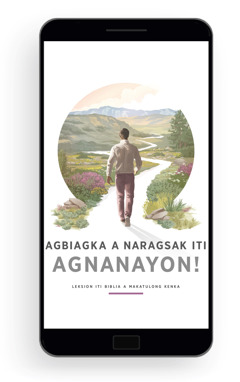 Agbiagka a Naragsak iti Agnanayon!​—Leksion iti Biblia a Makatulong Kenka. Lalaki a magmagna iti agsikkosikko a dalan nga adu ti napipintas a mula, turturod, ken bambantay iti igidna.