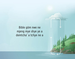 Bible gôm nwe ne mjeng mye shye ye a demtchaʼ a tchye ne a. Mkhè mye pou krôte gre ge a tsamgne a, bo daʼte mjeng mye shye tchye ne fe demtchaʼ gô tse kèbeng bing fe tse kèbeng begne demtchaʼ a.