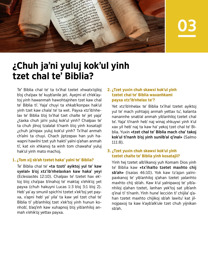 Echele aykoj yinh página 13 yinh teʼ libro.