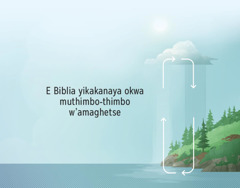 E Biblia yikakanaya okwa muthimbo-thimbo w’amaghetse. Ehikuru ehikathimba erikangania omuthimbo w’amaghetse ahakathi-kathi k’ekihugho n’ekyanya.