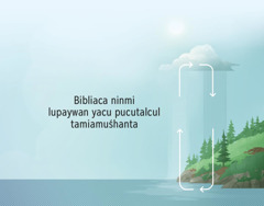 Bibliaca ninmi lupaywan yacu pucutalcul tamiamuśhanta. Flechacuna apuntayan imanuypam lupaywan yacu pucutalcul tamiamuśhanta. 