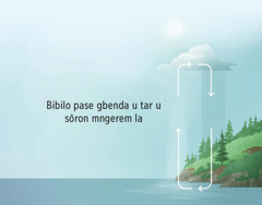 Bibilo pase gbenda u tar u sôron mngerem la. Avaan a i te a ningir ken iyan a hide ken imese la nga tesen er mngerem ka ma moughon shin inya ma kôndon sha ahumbe shi ma hiden yô.