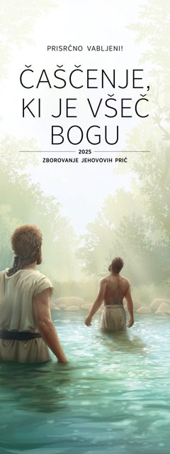 Vabilo na zborovanje 2025 z naslovom Čaščenje, ki je všeč Bogu.