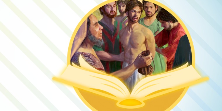 Joseph being sold into slavery