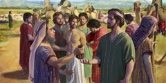 Joseph wird von seinen Halbbrüdern verkauft