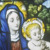 Maria raffigurata come una santa