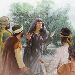 Maria Magdalene erzählt den Aposteln von der Auferstehung Jesu