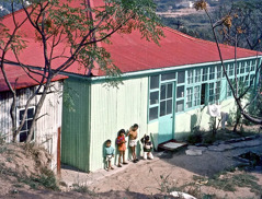 Huset til familien Govindsamy i Durban
