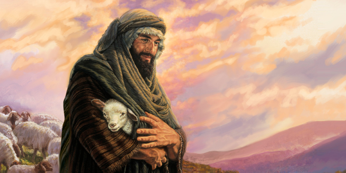 Image result for Shepherd (Jesus) tends sheep