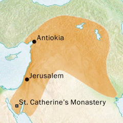 Map manyiso alwora mar Antiokia kod Jerusalem kama iwachoe dho Suria