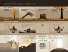 Chart of dates and events related to Nebuchadnezzar’s dream