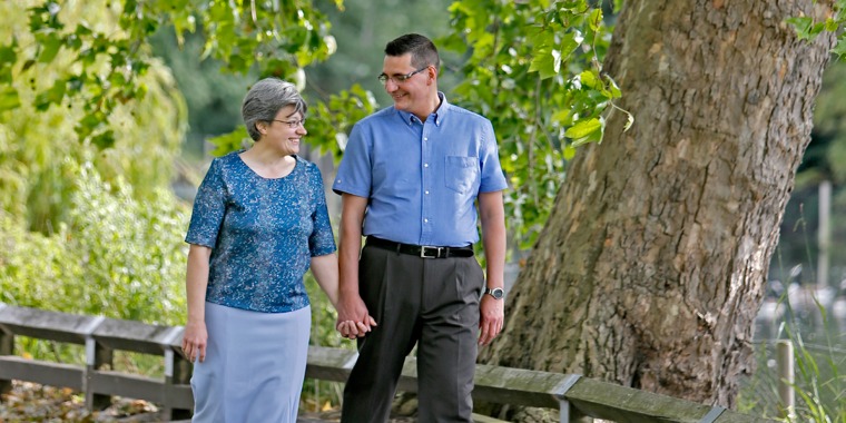 Barbara and Alain Broggio