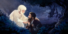 Ένας άγγελος ενθαρρύνει τον Ιησού τη νύχτα πριν από τον θάνατό του
