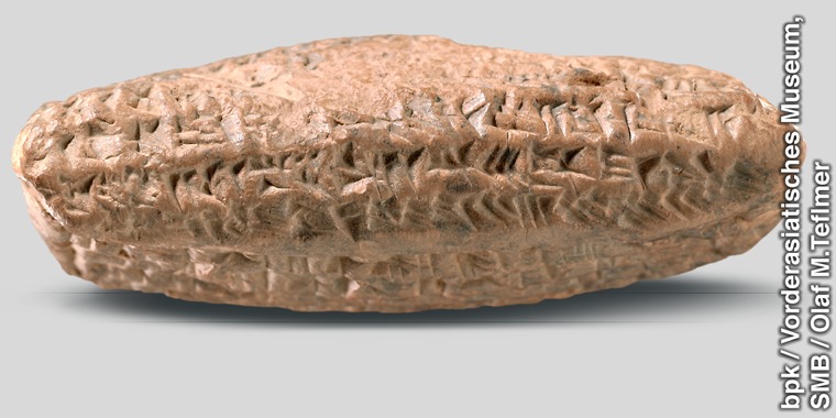 A cuneiform tablet with the name Tattannu written on it