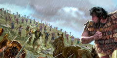 巴拉率領軍隊追趕西西拉和他的軍隊