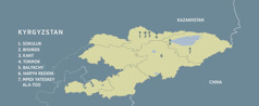 Mapu yaKyrgyzstan