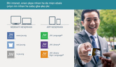 Wẹbsaiti bi app ọsi Esali Jehova