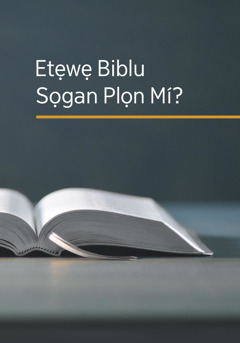 Etẹwẹ Biblu Sọgan Plọn Mí?