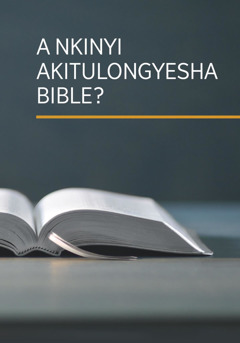 A nkinyi akitulongyesha Bible?