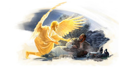 An angel strengthens Elijah