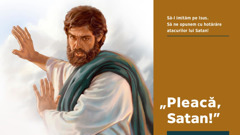 Isus îi spune lui Satan să plece
