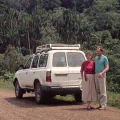 Manfred and Gail Tonak in Ethiopia, in 1996