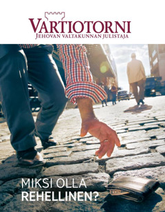 Vartiotorni nro 1 2016 | Miksi olla rehellinen?