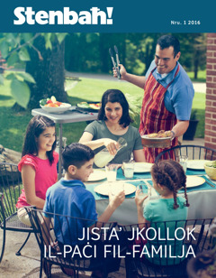 Ir-rivista Stenbaħ! Nru. 1 2016 | Jistaʼ jkollok il-paċi fil-familja