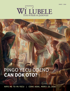 Magajin me Wi Lubele, No. 2 2016 | Pingo Yecu Odeno Can dok Oto?