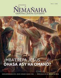 Rrevísta Ñemañaha, Núm. 2 2016 | ¿Mbaʼérepa Jesús ohasa asy ha omano?