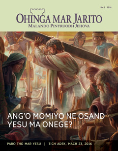 Gaset mar Ohinga mar Jarito, Na. 2 2016 | Ang’o Momiyo ne Nyaka Sand Yesu Motho?