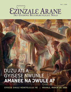 Ɛzinzalɛ Arane magazine, No. 2 2016 | Duzu Ati A Gyisɛse Nwunle Amaneɛ Na Ɔwule A?