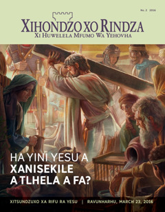 Magazini wa Xihondzo xo Rindza, No. 2 2016 | Ha Yini Yesu A Xanisekile A Tlhela A Fa?